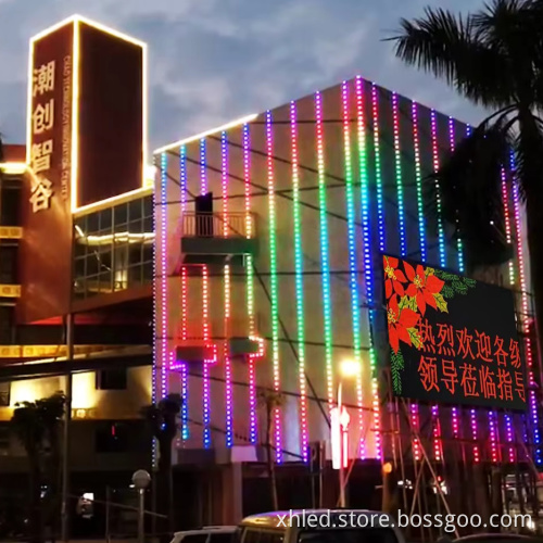 Outdoor IP67 Flexible LED Mesh Display Screen - High Brightness P50 P83 P100